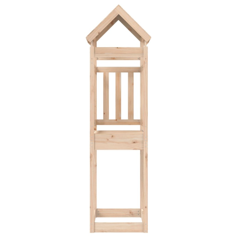Torre de juegos madera maciza de pino 52,5x110,5x214