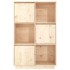 Aparador alto de madera maciza de pino 74x35x117