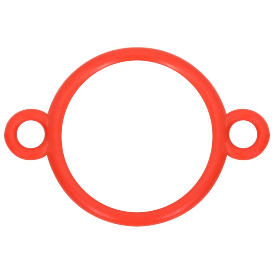 Juego de conos con cadena 10 m rojo y