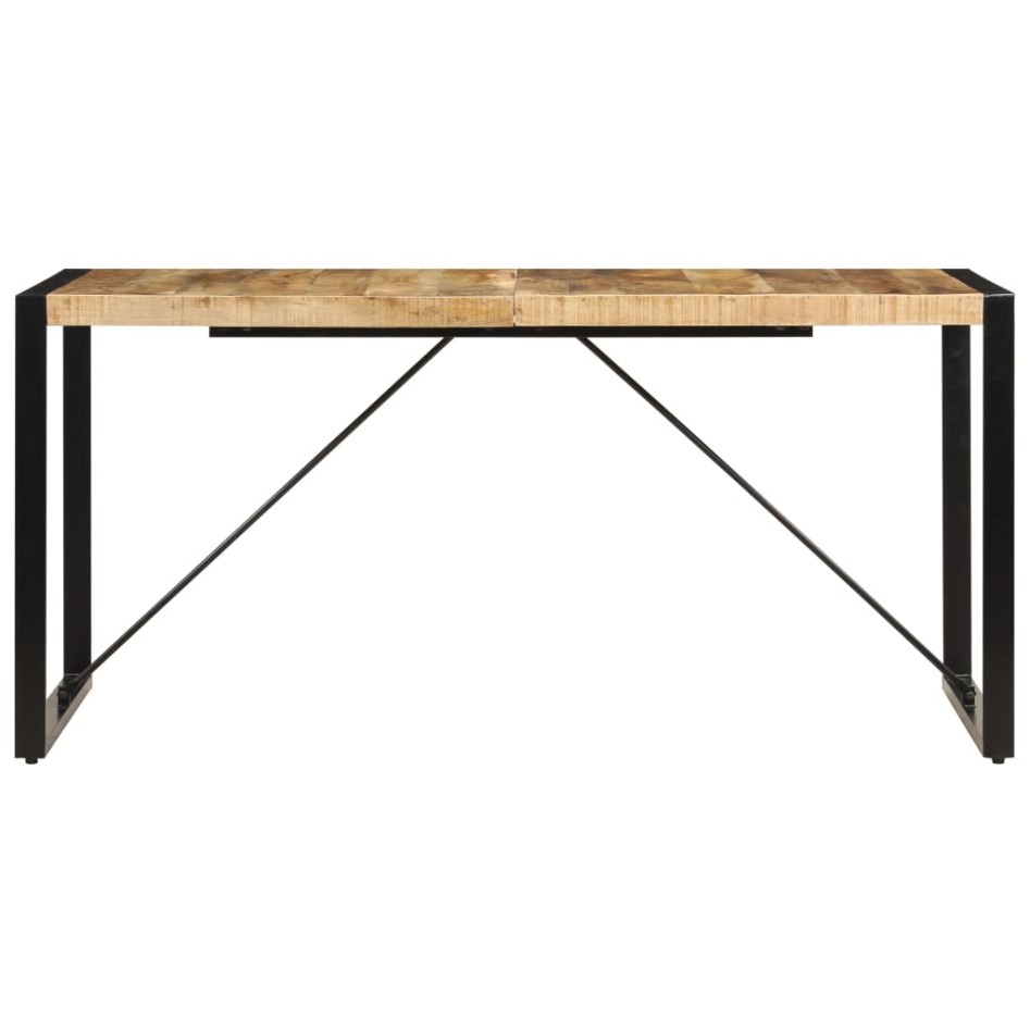 Mesa de comedor 160x80x75 cm madera maciza de
