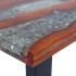Mesa de centro de resina de teca 100x50