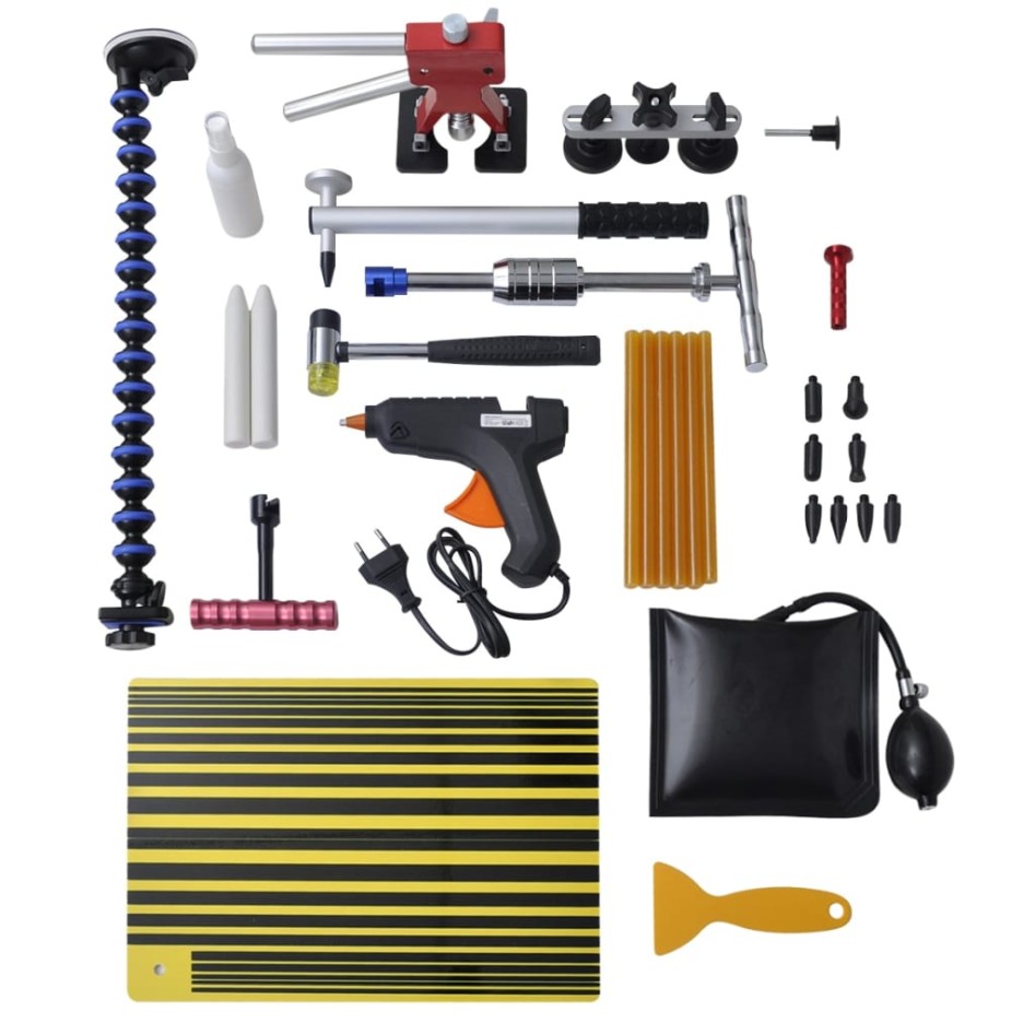 Kit de reparar abolladuras de coche con bolsa de transporte