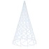 Árbol de Navidad en asta bandera 3000 LED blanco frío 800