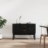 Aparador madera maciza de pino negro 110x40x78