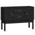 Aparador madera maciza de pino negro 110x40x78