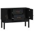 Aparador madera maciza de pino negro 110x40x78