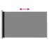 Toldo lateral retráctil para patio negro 220x300