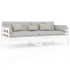 Sofá cama madera maciza de pino blanco 90x190