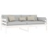 Sofá cama madera maciza de pino blanco 90x190