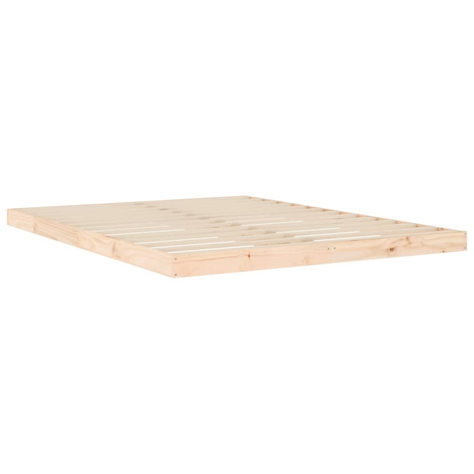 Estructura de cama madera maciza de pino 150x200