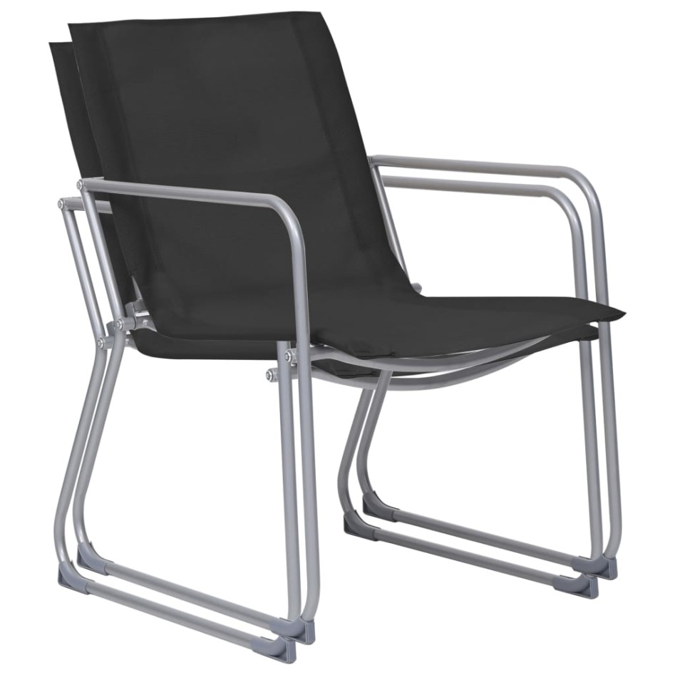 Juego de muebles de jardín 4 piezas tela y acero