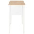 Escritorio de madera blanco 109,5x45x77,5