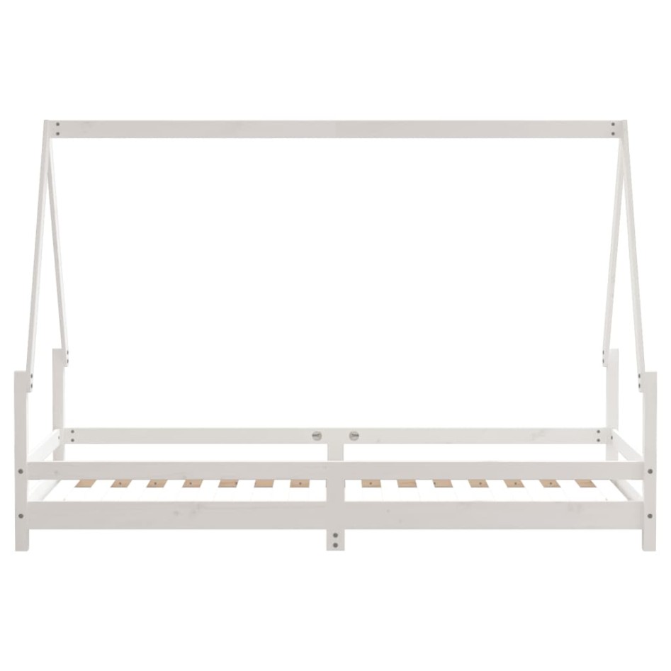 Estructura de cama para niños madera de pino blanco 80x200