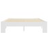 Estructura de cama de madera maciza de pino blanco 140x200