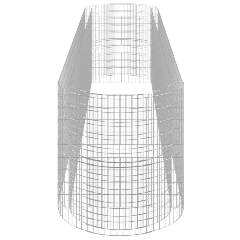 Arriate de gaviones de hierro galvanizado 500x100x100