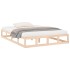 Estructura de cama de madera maciza 140x200