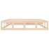 Estructura de cama de madera maciza 140x200