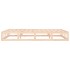 Estructura de cama de madera maciza 140x200