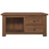 Mesa de centro de madera de teca maciza 68x68x33
