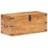 Baúl de madera maciza de acacia 90x40x40