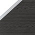 Panel de valla WPC gris 95x(105-180)