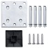 Panel de valla WPC gris 95x(105-180)