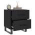 Mesitas de noche 2 uds madera ingeniería negro 40x35x47,5