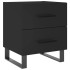 Mesitas de noche 2 uds madera ingeniería negro 40x35x47,5
