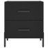Mesitas de noche 2 uds madera ingeniería negro 40x35x47,5