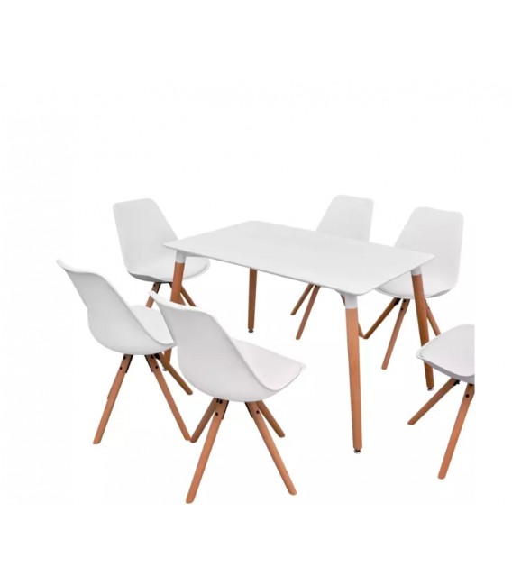 Noruega IV Conjunto de sillas y mesa estilo Nórdico