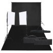 Kit de estudio fotográfico con set de luces y fondo