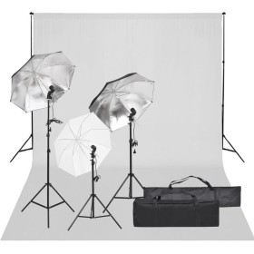 Kit de estudio fotográfico con set de luces y