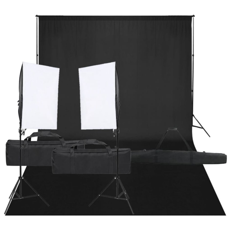 Kit de estudio fotográfico con set de luces y