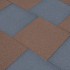 Losetas de goma protección de caídas 12 uds gris 50x50x3