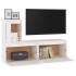 Muebles para TV 3 piezas madera maciza de pino