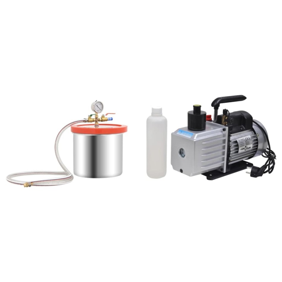 Cámara de vacío con bomba de 2 etapas 7,4