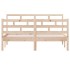 Estructura de cama de madera maciza de pino 140x190