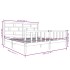 Estructura de cama madera maciza de pino blanco 135x190