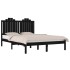 Estructura de cama madera maciza de pino negro 120x200