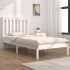 Estructura de cama madera maciza de pino blanco 75x190