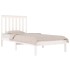 Estructura de cama madera maciza de pino blanco 75x190