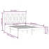 Estructura de cama madera maciza de pino marrón miel 200x200