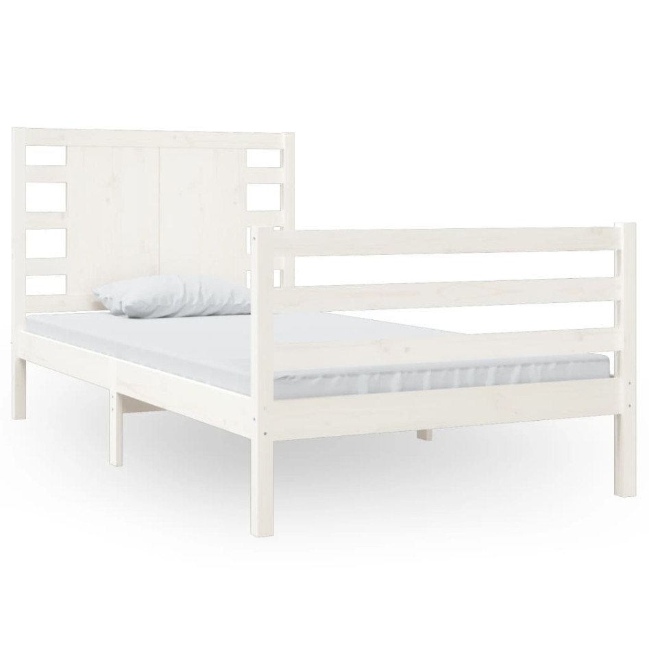 Estructura de cama madera maciza de pino 90x200