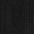 Estructura de cama madera maciza negra King Size 150x200