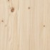 Estructura de cama de madera maciza 200x200