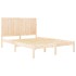 Estructura de cama de madera maciza de pino 160x200