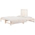 Sofá cama extraíble madera maciza de pino 2x(90x190)