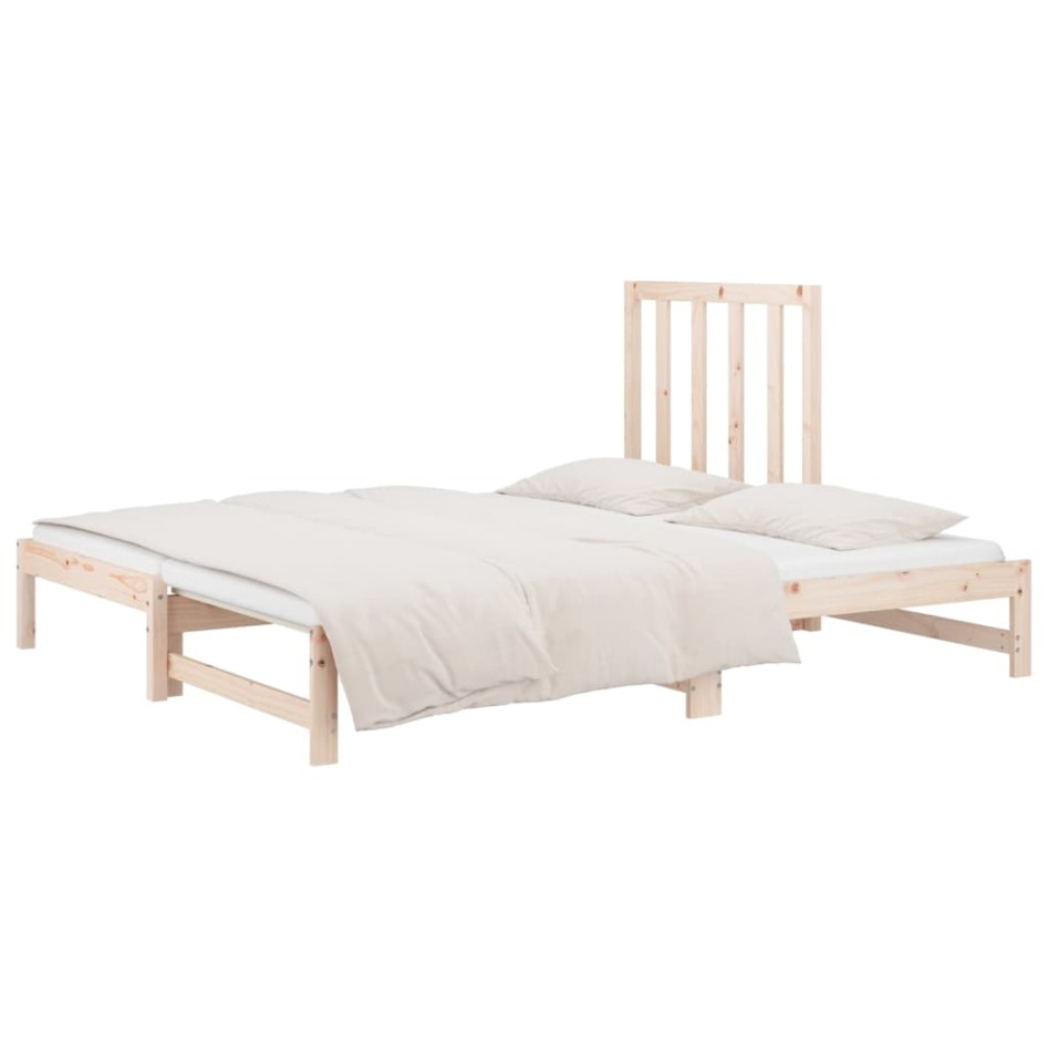 Sofá cama extraíble madera maciza de pino 2x(90x190)