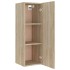 Set de muebles para TV 5 pzas madera contrachapada roble