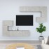 Mueble de pared de TV madera contrachapada gris
